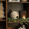 12.25 IN WHITE & GOLD SLEIGH BELL