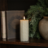 6IN CREAM SWEATER 3D FLAME CANDLE