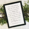 Steadfast Love Black Frame