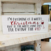 LUX338A Wine Christmas Block