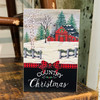 KEN1098A Country Christmas Block Picture