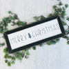 Merry Christmas Tree Black Frame