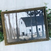 Abandoned Barn Brown Stain Frame