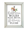 LUX837 Bathroom Rules CLEARANCE