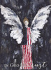WL181 In God We Trust Angel Picture