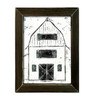 NOR181 White Barn Sketch CLEARANCE