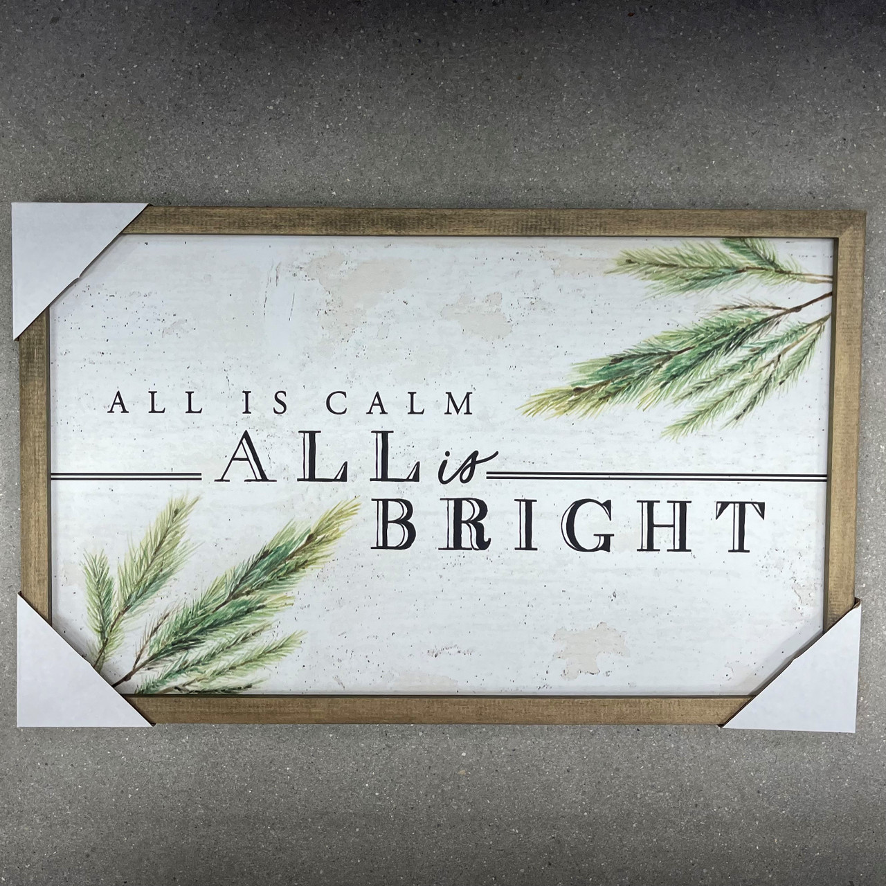 Calm and Bright Framed Canvas Print - SALE - JanMichaels Art and Home