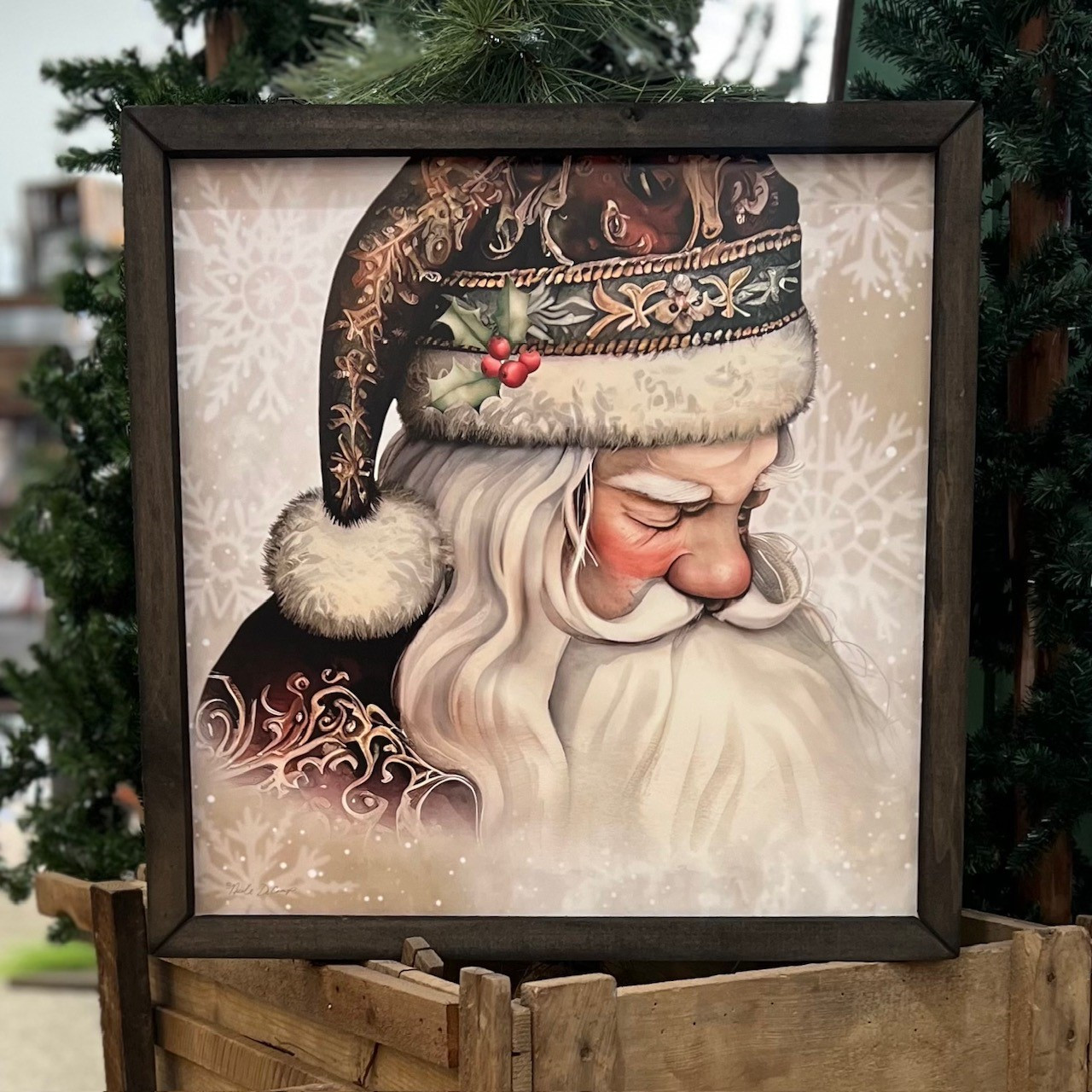 Traditional Santa Picture Frame main image 0