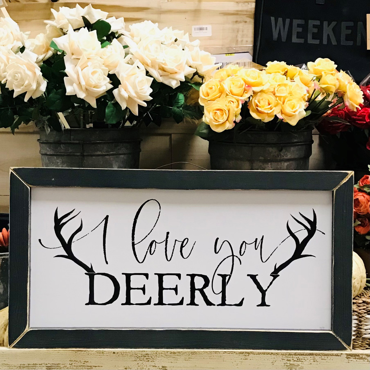 LUX811 Love You Deerly CLEARANCE - JanMichaels Art and Home