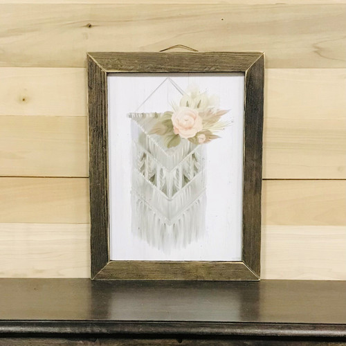 FEN882 Brown Stain Frame