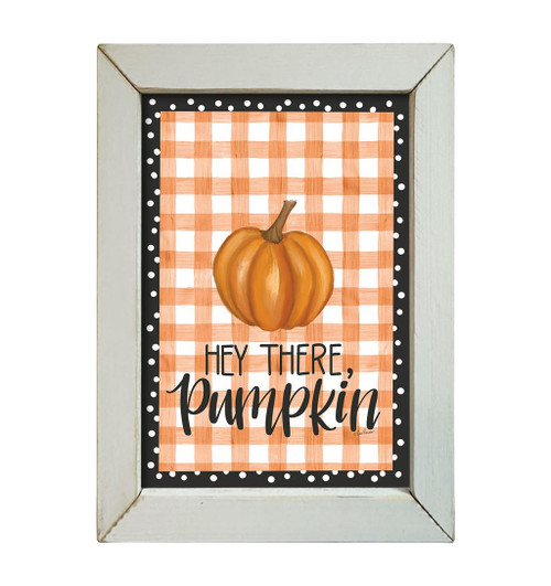 LAR526 Plaid Pumpkin Polka Dots (CLEARANCE)