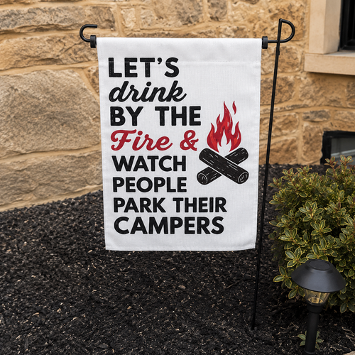 Park Camper Garden Flag ON SALE!