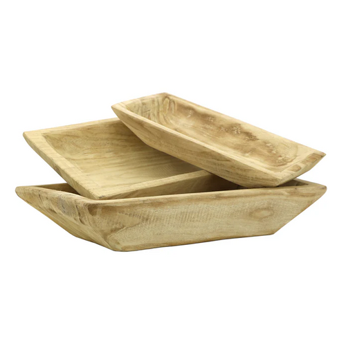 Dough Bowl Small S/3 Natural