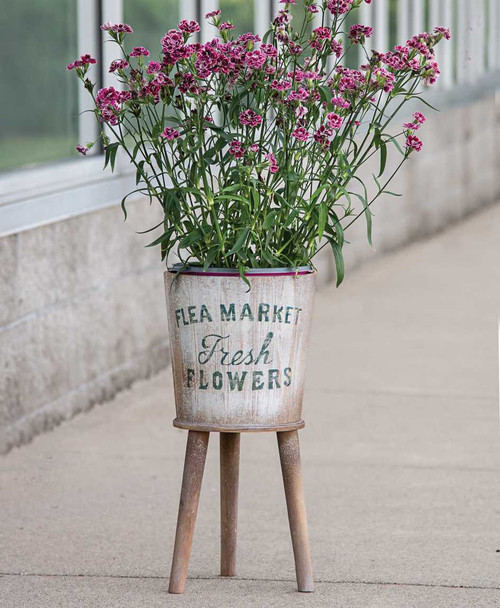 Flea Market Flower Stand