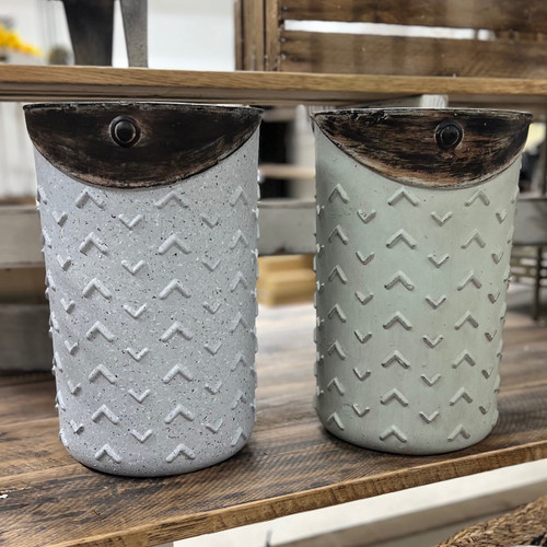 Two Assorted Fish Design Pots