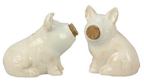 Ceramic Piggy Salt & Pepper Shaker Set