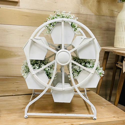 Antique White Display Wheel