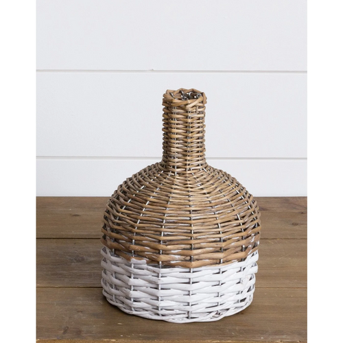 Demijohn Two-Toned Basket, Sm