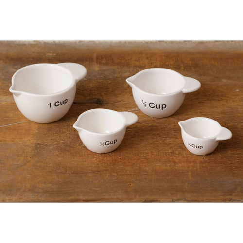 Set/4 Pottery - Measuring Cups