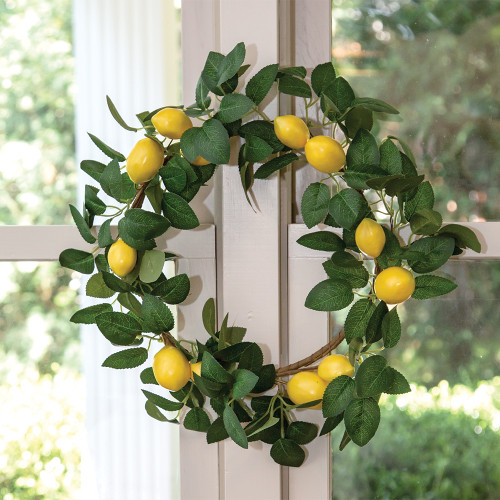 Leafy Lemon Wreath