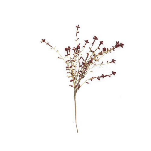 13" BURGUNDY WILDFLOWER PICK