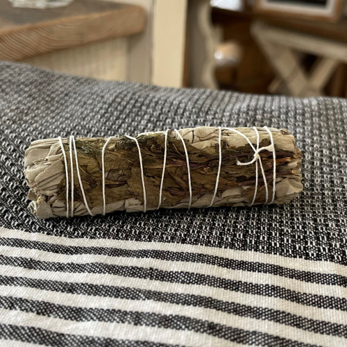 4 in Peppermint White Sage Smudge Stick