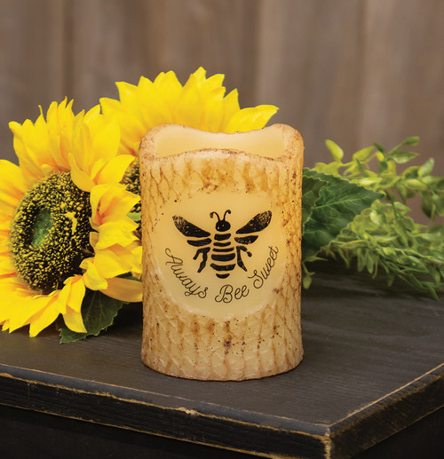 Always Bee Sweet Timer Pillar 3" x 4.5"