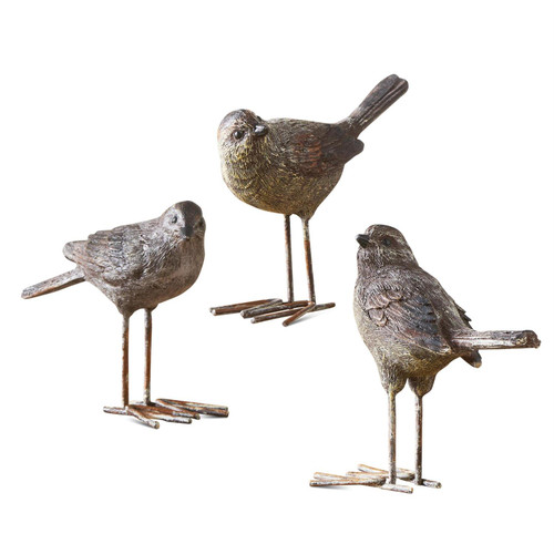 Assorted 4.5 inch Birds w/Metal Legs