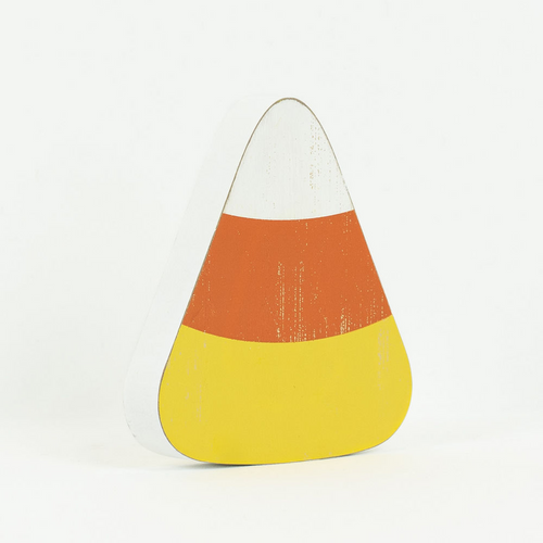 5x6x1 wd cutout (CANDY CORN) yl/or/wh
