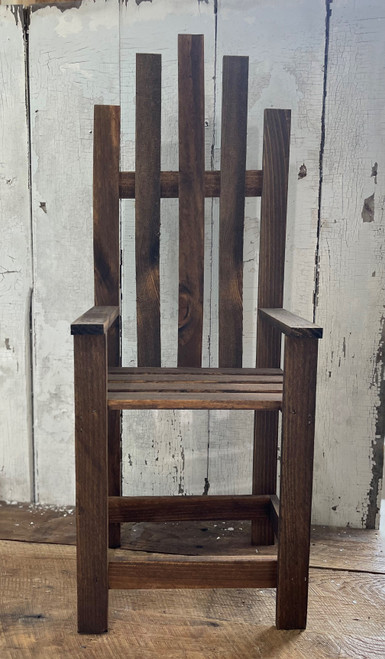 Med Lath Picket Chair