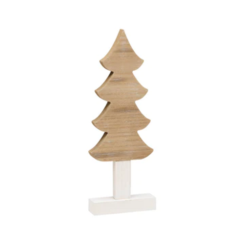 Wood Whimsical Tree on Base