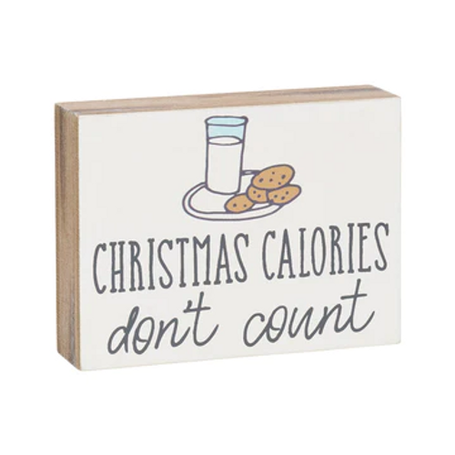 Calories Block Sign