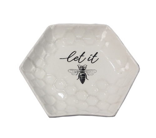 CERAMIC BEE SPOON REST