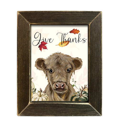 LK206A Give Thanks Highland Calf