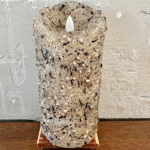 3X7 MOVING FLAME PILLAR CHRIS GREY