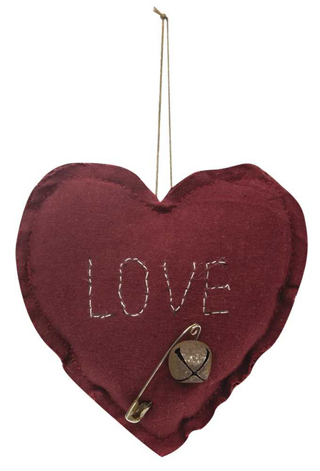 Love Heart Pillow Ornament