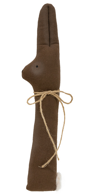 Primitive Chocolate Peeking
Bunny Doll