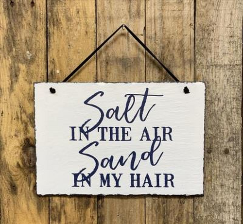 SALT IN THE AIR SLATE HANGER