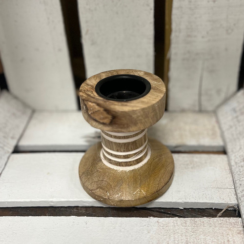 4 x 4.25" Mango Candle Holder