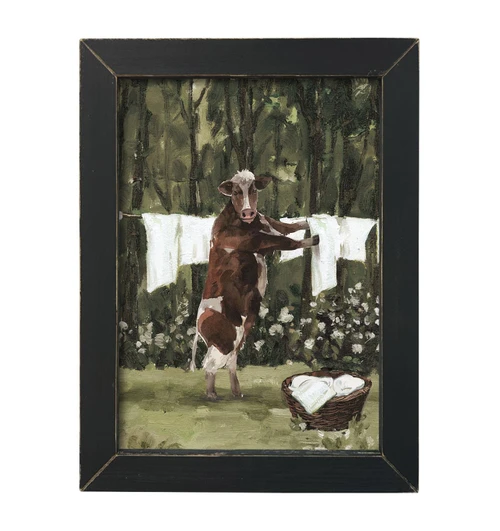 WL271 Clothesline Cow