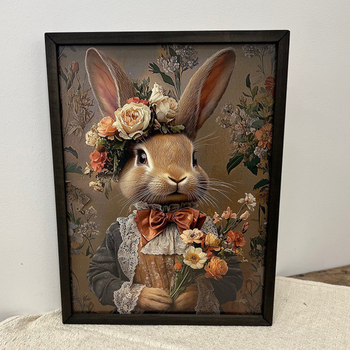 HMK480L Victorian Lady Rabbit - JanMichaels Art and Home