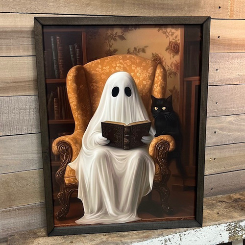 JO136 Ghost Bathroom Stories - JanMichaels Art and Home