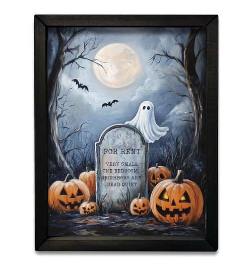 Buy HMK104 Spooky Mona Lisa Painting Box Frame | Unique Halloween