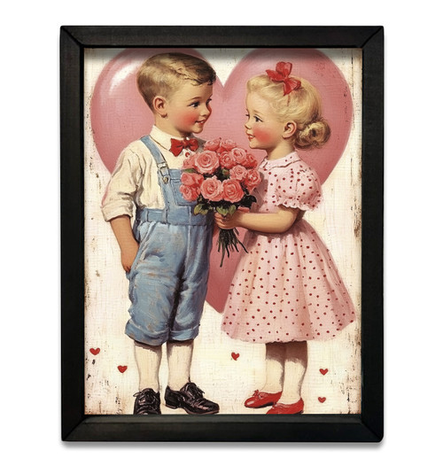 HMK270 Vintage Valentines Day Box Frame