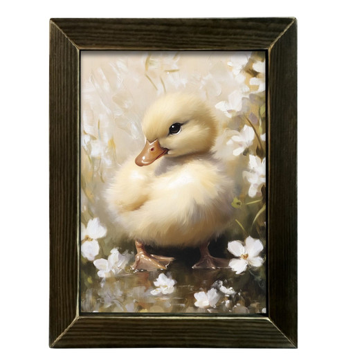 HMK392L Vintage Duck Painting