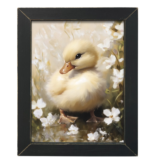 HMK392L Vintage Duck Painting