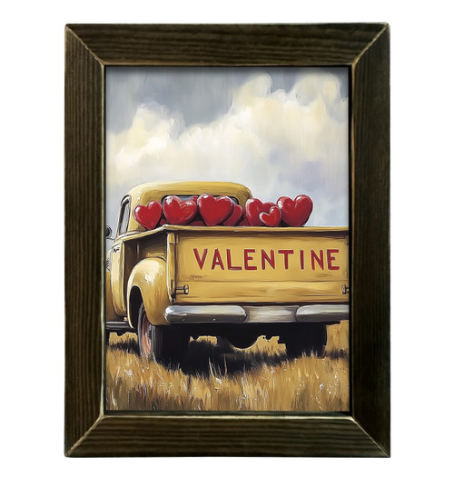 HMK456L Vintage Valentine Truck