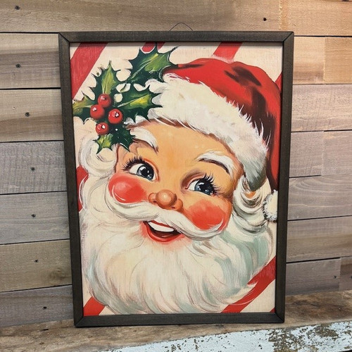 JO188 Santa's Arrival Box Frame - JanMichaels Art and Home