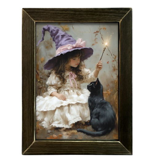 HMK328L Little Witch and Black Cat