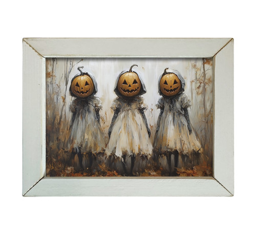 HMK334L Three Pumpkin Girls